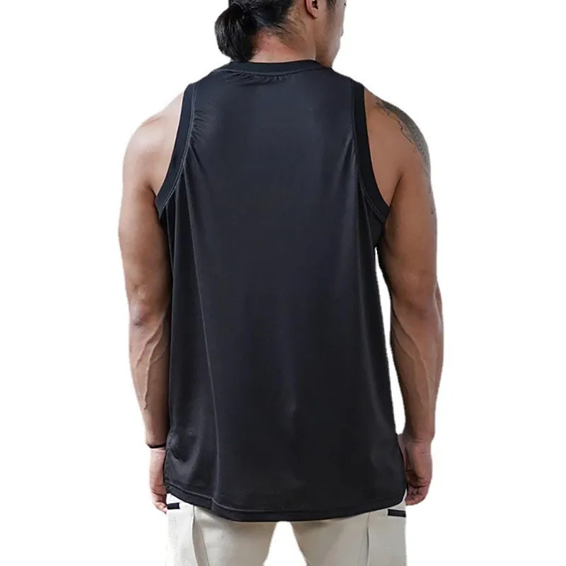 Chicago Champs 23 USA City Team Sport Vests Gym Bodybuilding Fitness Tank Tops Mesh Breathable Sleeveless Quick Dry Men's Shirts