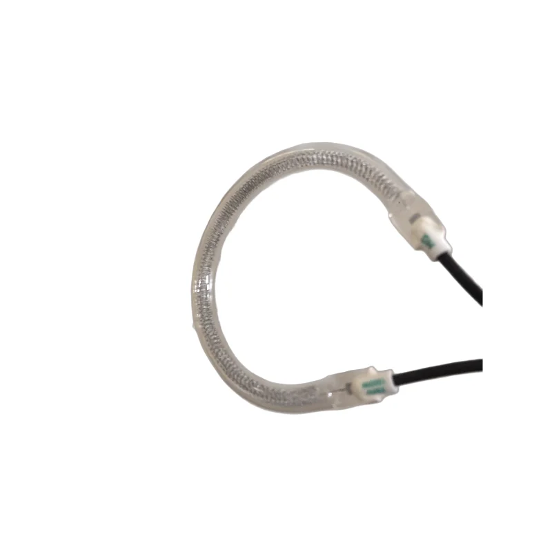 220V 1000W Oven Parts Halogen Round Heating Tube 11CM Diameter 1cm