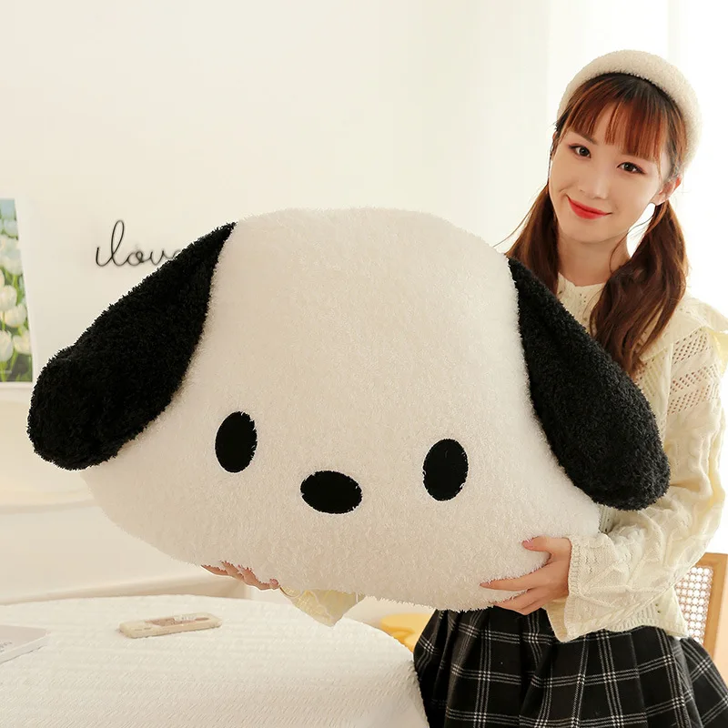 Sanrio Large Size Pochacco Plush Toy Kawaii Cute Cartoon Soft Plush Pillow Girl Bed Companion Doll Children\'s Birthday Gift