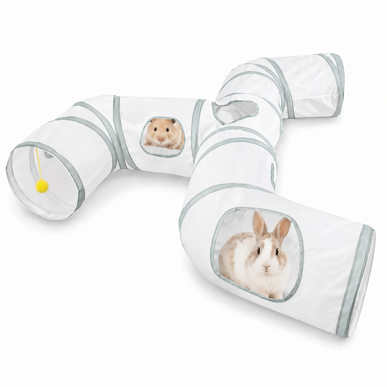 Túnel de Juego Plegable para Conejos y Hámsters - Escondite Interactivo - imagen 3