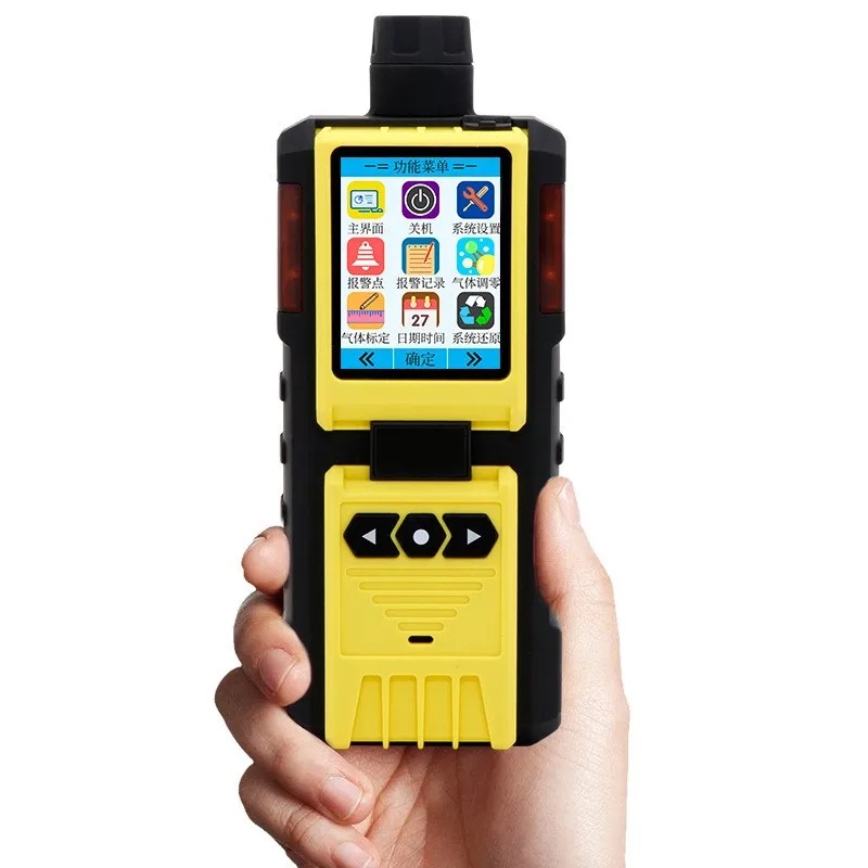 Portable CO H2S O2 LEL 4 Gases Monitor Multi 4 Gas Detector and Analyzer