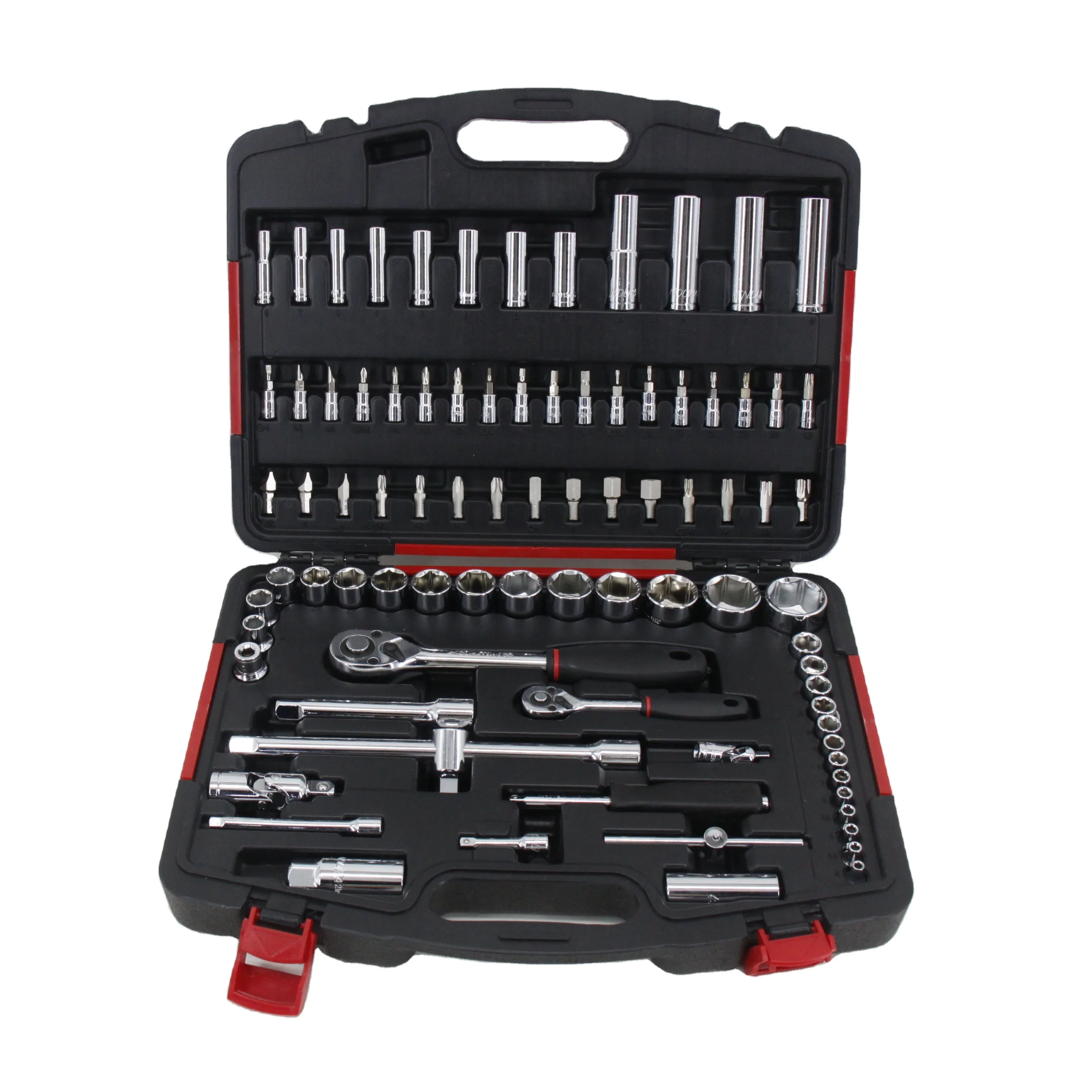 

High quality Industrial grade 86PC.1/2"+1/4" Dr. SOCKET SET Hand tool for mechanic tools - ENDURA