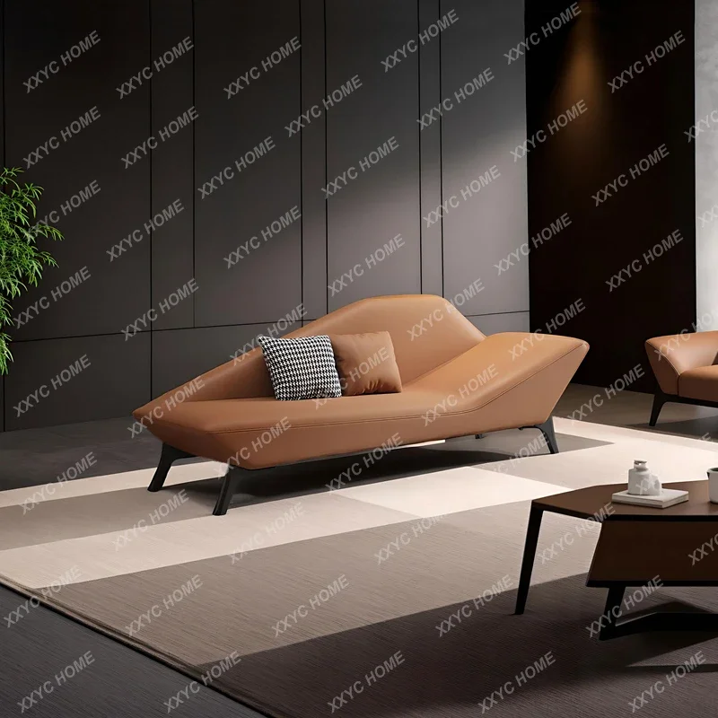 

MM minimalist concubine couch toffee recliner living room balcony master bedroom bedside stool sofa