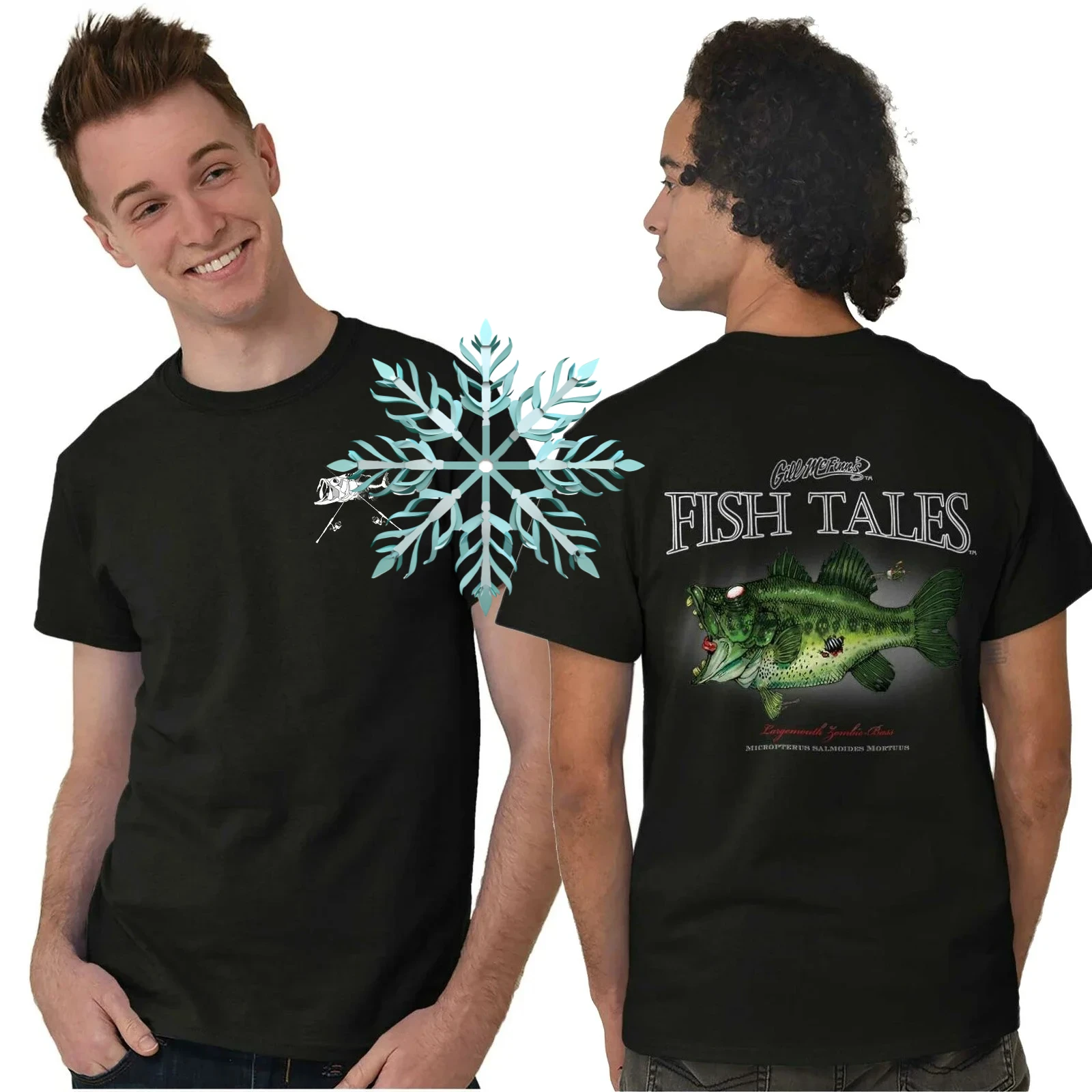 Funny largemouth Zombie bass Fisherman angler gift T Shirt. New 100% Cotton Short Sleeve O-Neck Casual T-shirts Size S-3XL