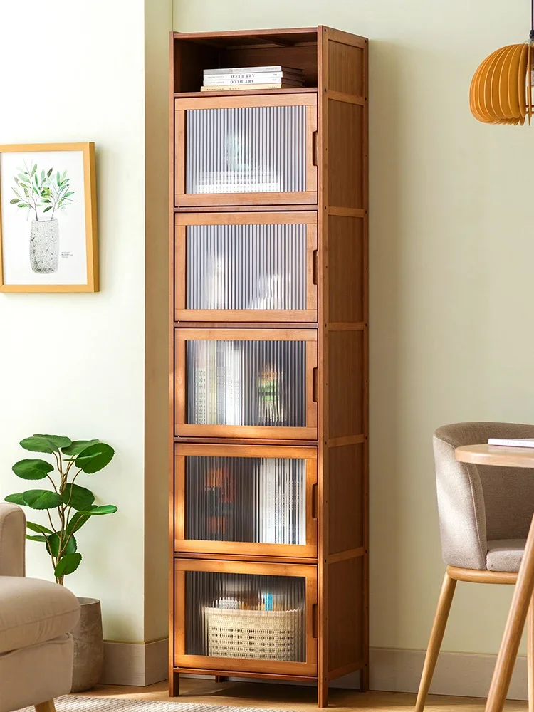 

Bookshelves are modern, simple, dust-proof lattice cabinets with doors, combined cabinets, narrow cabinets, lockers, shelves, fl