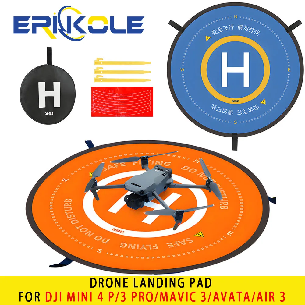 Składana mata startowa do drona dla DJI Mavic 3/Avata/Air 3/MINI 4 Pro/3 Pro Drone Outdoor trawa współrzędne podest do lądowania akcesoria