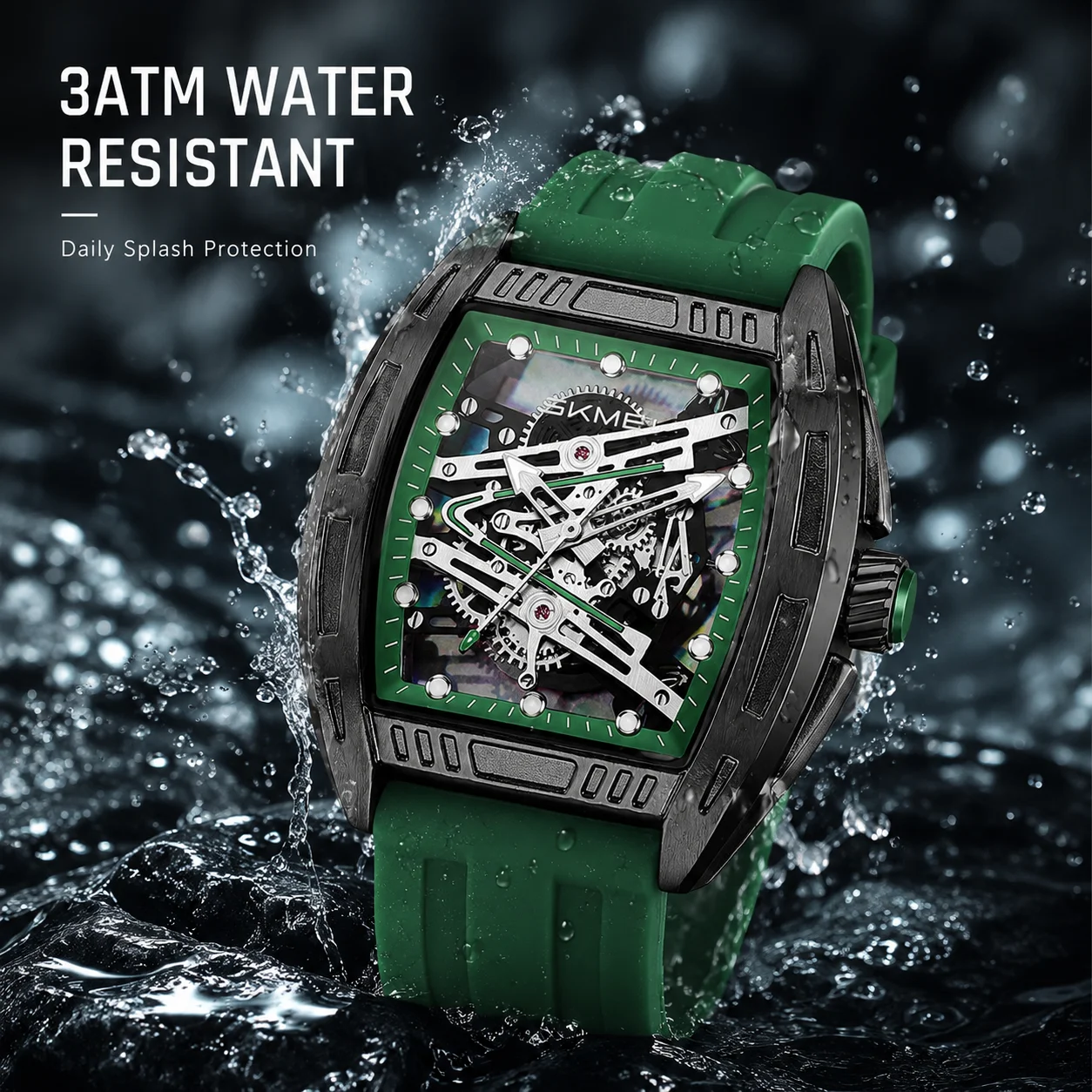 SKMEI 7068 Men's Quartz Watches 3Bar Waterproof Wristwatch Women Fashion Clock Timer Luminous Hands Outdoor Activity Street Wear
