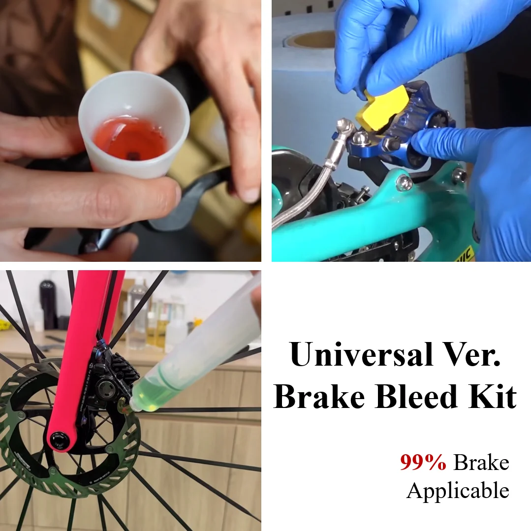 1 Set EZmtb Bicycle Hydraulic Disc Brake Funnel Oil Bleed Tool Kit, Universal Version, for Shimano Sram Avid Magura Nutt Zoom