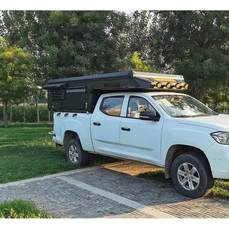 Customized Size Aluminum Pickup Truck Camper Rooftop Tent for Toyota Tacoma and Tundra Specific Car Model Accessory