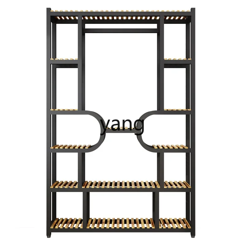 LHH  flower stand storage balcony floor-to-ceiling indoor living room multi-layer partition flower pot plant frame wrought iron