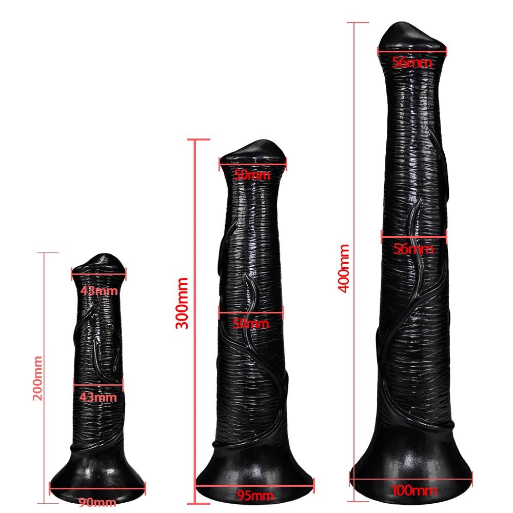 Dildo animale realistico stile cavallo gioco anale per donna_voghion.com
