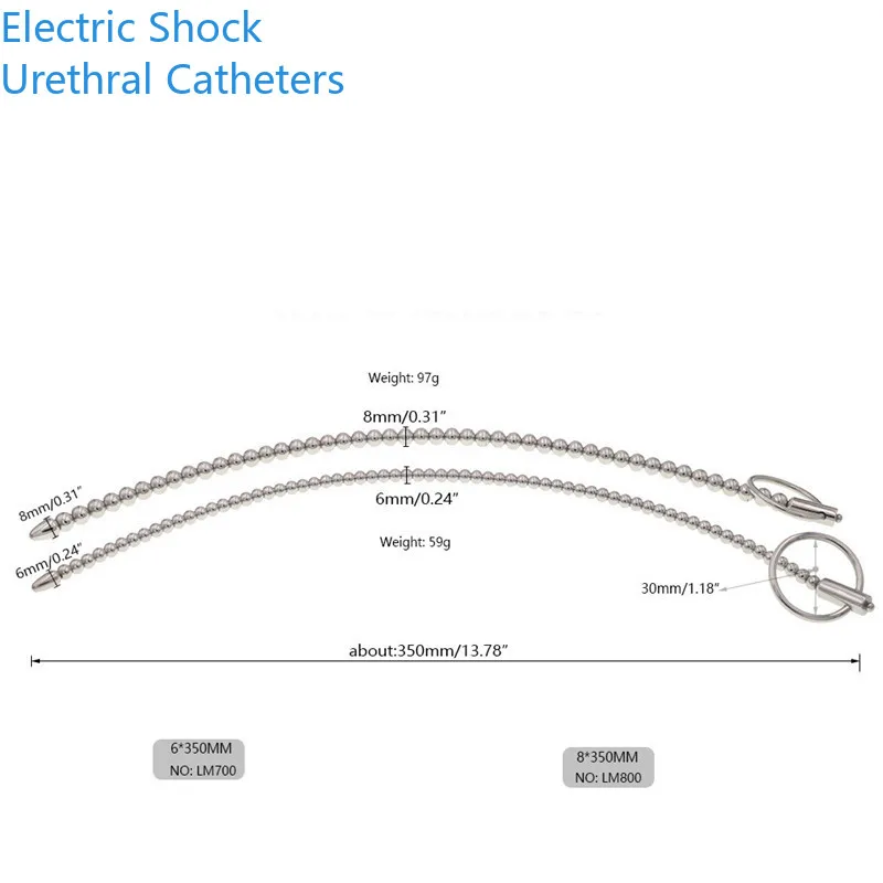 Electro Shock Penis Plug para homens, brinquedos temáticos médicos, dilatadores uretrais masturbadores, sons de cateteres elétricos, brinquedos sexuais