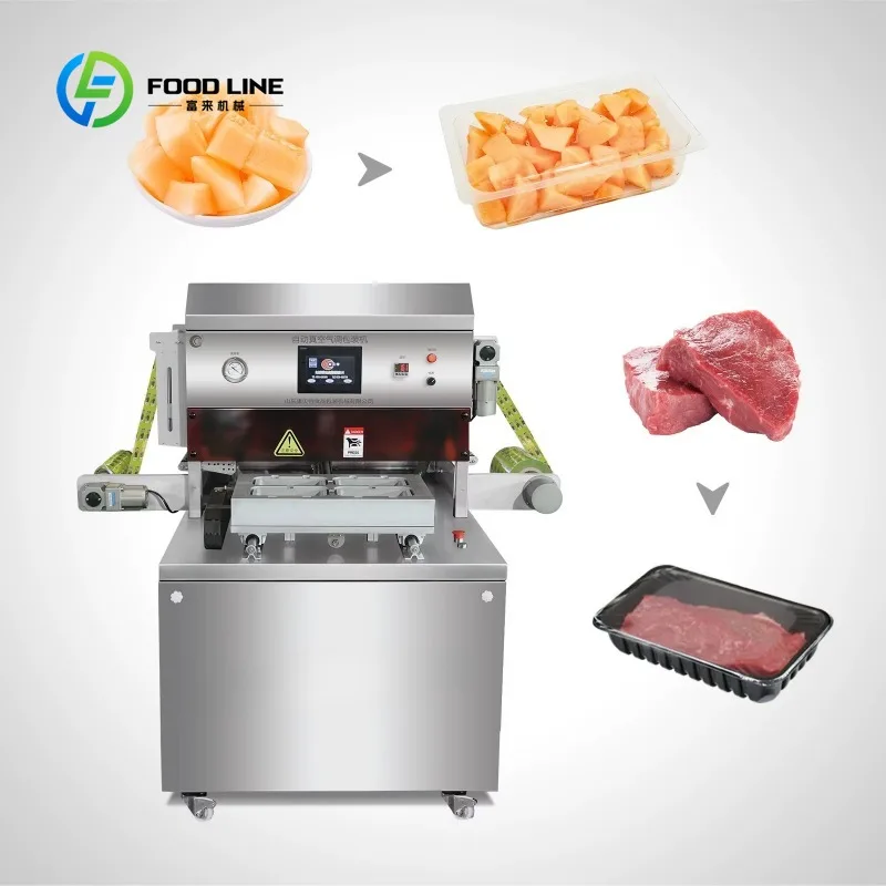 Custom made  Vertical Nitrogen Modified Atmosphere Cold Heat Food Vacuum Sealer  Pouch Packaging Machines