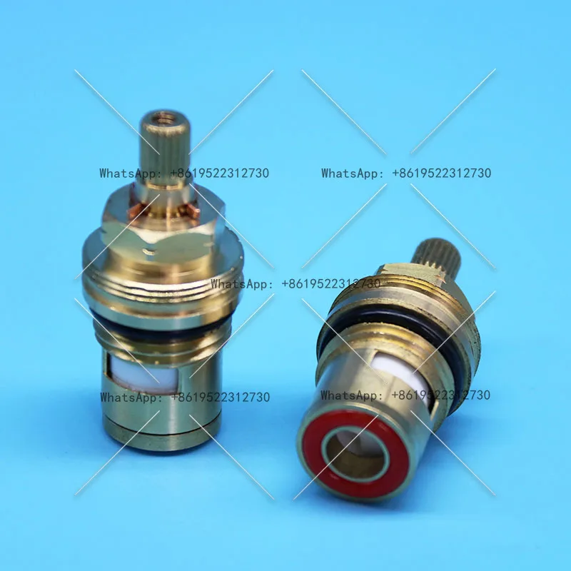 

Suitable for Tianshi T & S hot and cold star basin double double open mixed faucet spool copper spool
