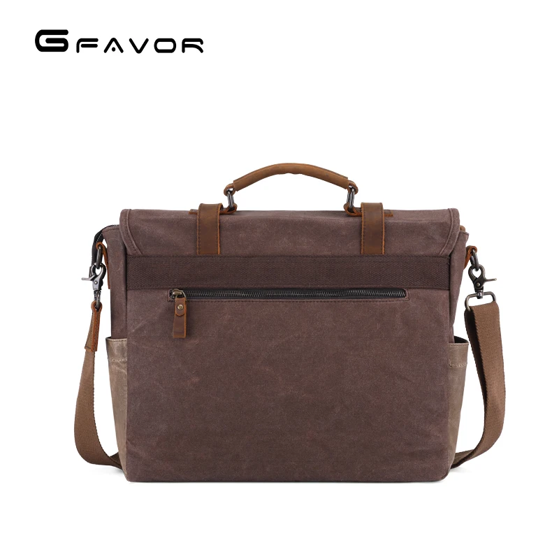 Imagem -03 - Homens do Vintage Mensageiro Bolsas de Lona à Prova Impermeável Água Bolsa de Ombro Homem Negócios Crossbody Bolsa Masculino Viagem 14 Polegada Portátil Bolsa