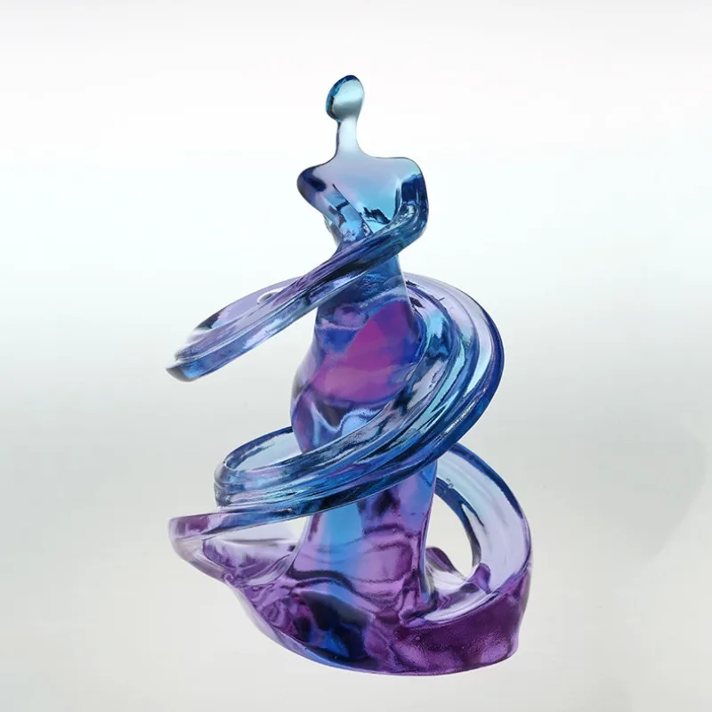 Glazed Art Decorative Ornament Character Dancer Shaping Glazed Ornament