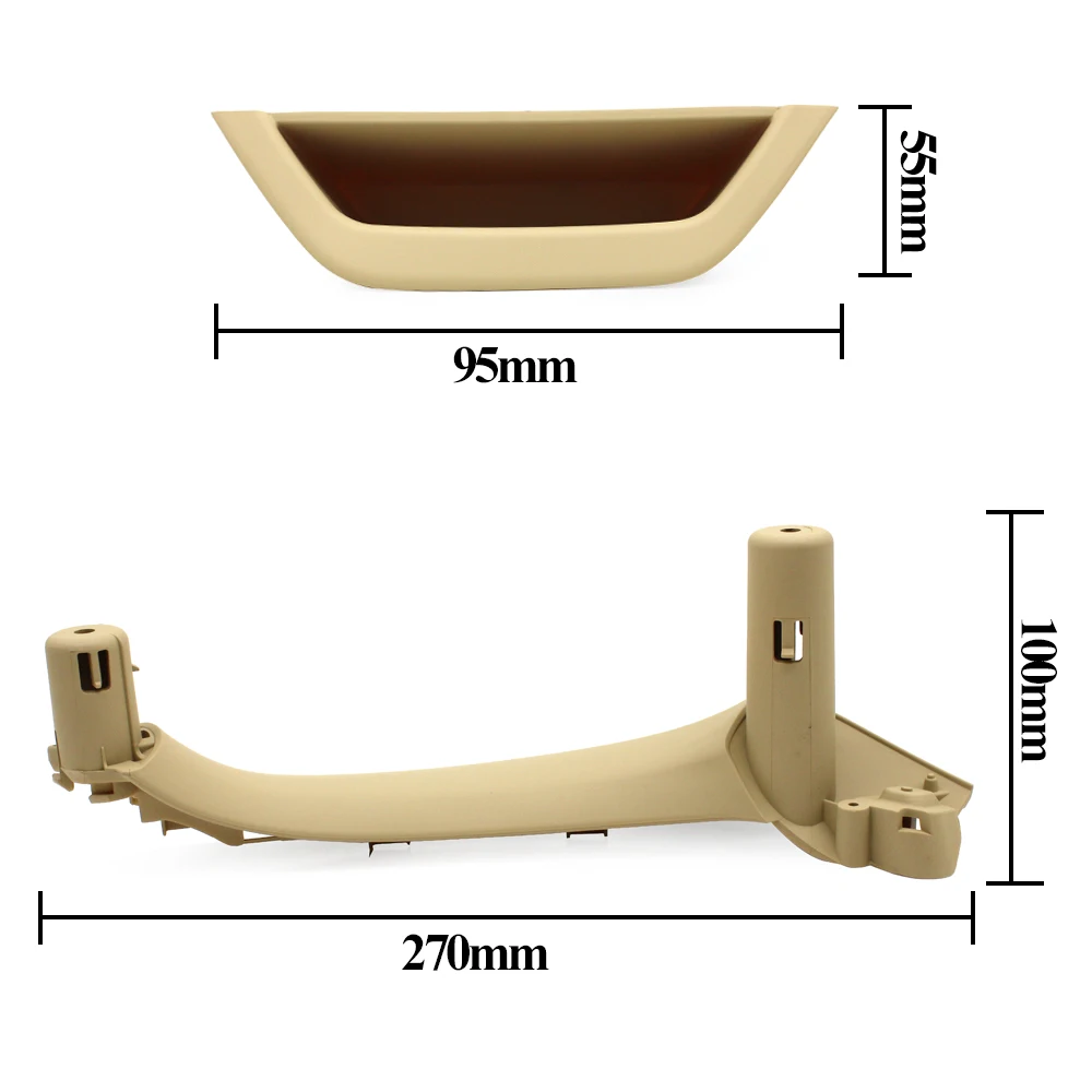 LHD Left Right Interior Handle Inner Door Panel Armrest Pull Trim Cover For BMW X3 X4 F25 F26 2010 2011 2012 2013 2014 2015 2016