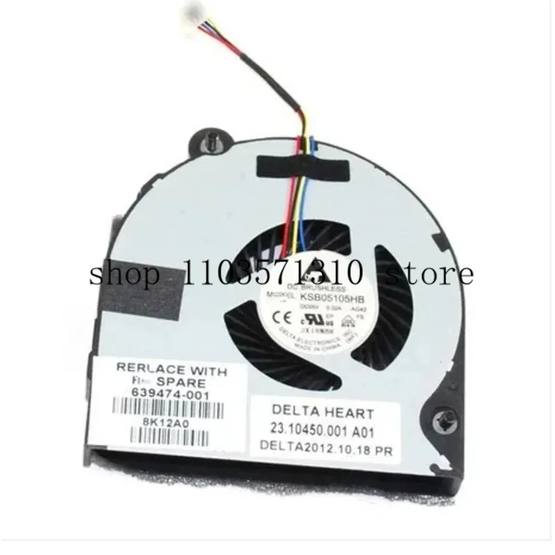 

NEW original Laptop CPU Fan For HP Probook 6360B 6360 639474 -001 KSB05105HB-AG42 AB5305HX-E0B Fan