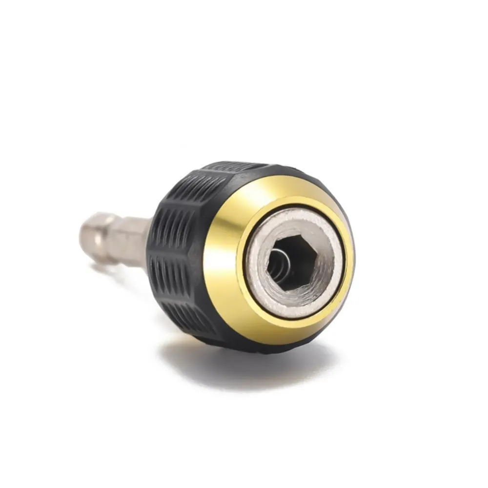 Meikela 60 Mm Bor Chuck Obeng Impact Driver Adapter 1/4 Hex Shank Thread Drill Bit Holder Quick Change Convertor Adapter