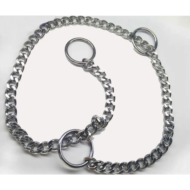 9mm Pet Chain 22-24inch Du Binsha Rombo Dog Link 316L Stainless Steel Animal Collar Necklaces