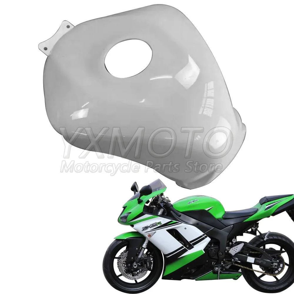 Motorcycle fuel tank cover fuel tank cap fuel tank shell fit for ZX-6R 2007 2008 ZX 6R 07 08