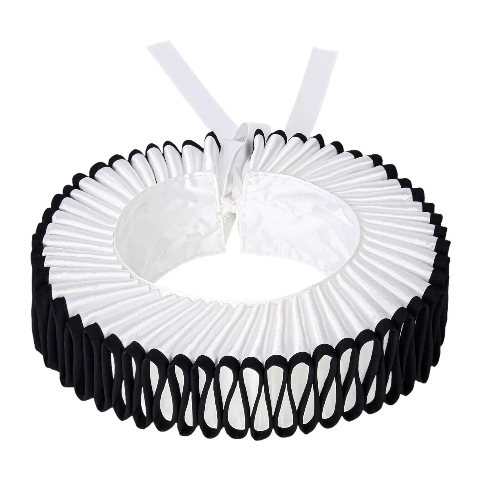 Elizabethan Neck Ruff Ruffled Collar for Photography Props Festival Party