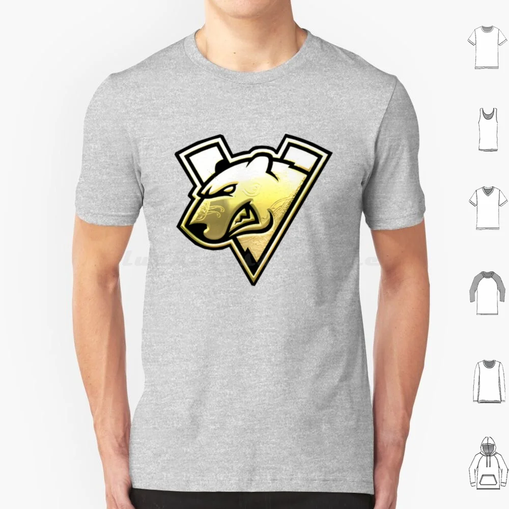 Virtus Pro Gold Stickers , Mouse Pads And Esports Apparel T Shirt Big Size 100% Cotton Virtus Pro Virtus Pro Gold Stockholm