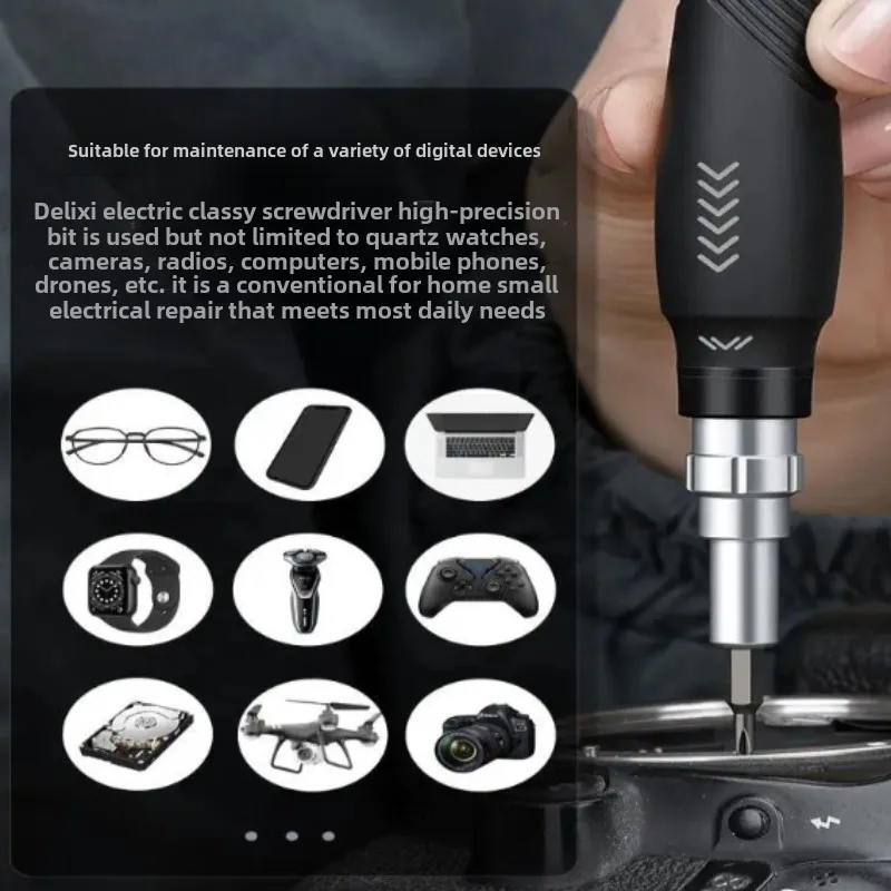 Xiaomi DELIXI 145-in-1 Screwdriver Set Precision Magnetic Screw Driver Bits Wireless Hand Screw Driver Portable Repair Kit Tool