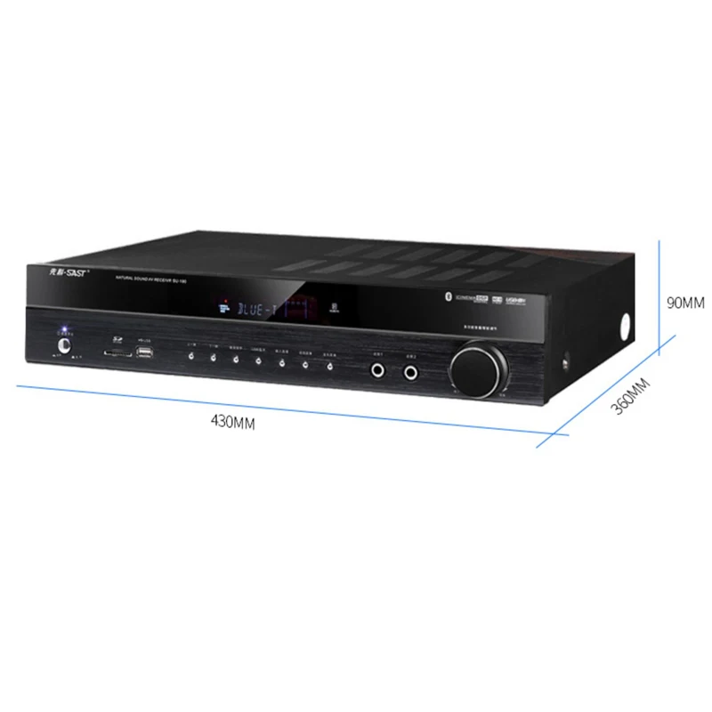 

5.1 Home Theater System Amplifier High-power Subwoofer Hifi Blueteeth Amplifier Stage Audio Karaoke Digital Fever Amplificador