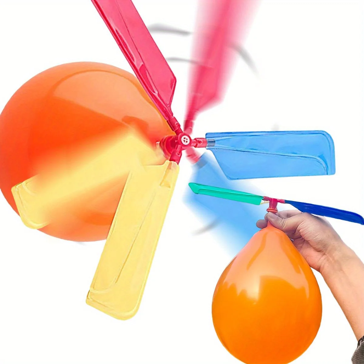 

3set DIY Balloon Propeller Helicopter Science Kit - Aerodynamic Helicopter Education Model, Handmade ZSY