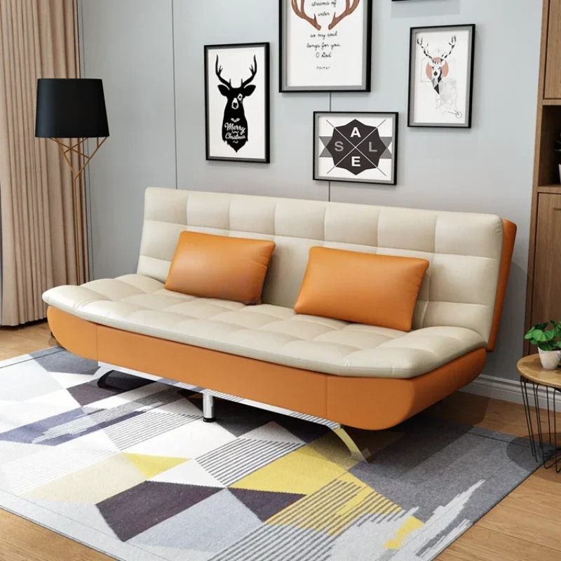 Small apartment sofa living room foldable sofa bed dual-purpose bedroom apartment