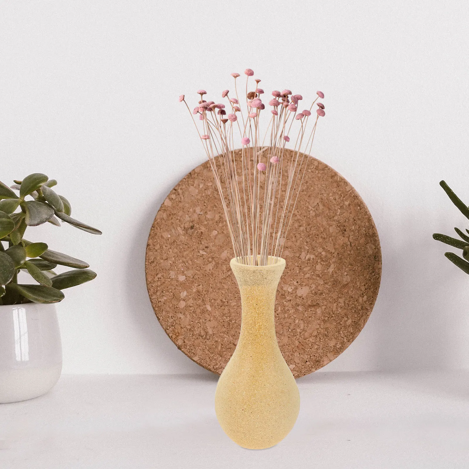 

Wooden Flower Vase Unfinished Natural Handmade Craft For Home Office Desk Decor Diy Painting Vase Container