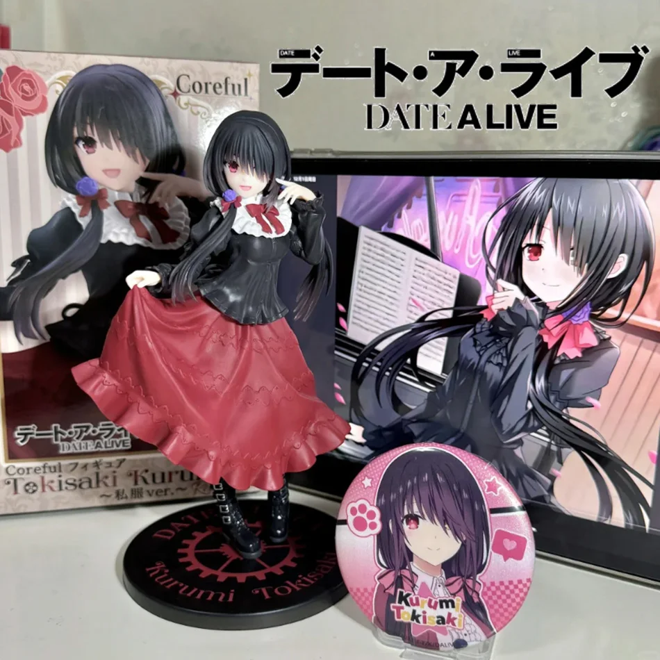 

В наличии: Аниме-мерч по мотивам «Date A Live», фигурка Куруми Токисаки 19 см, версия в официальном платье. Коллекционные фигурки из ПВХ, игрушки, подарки