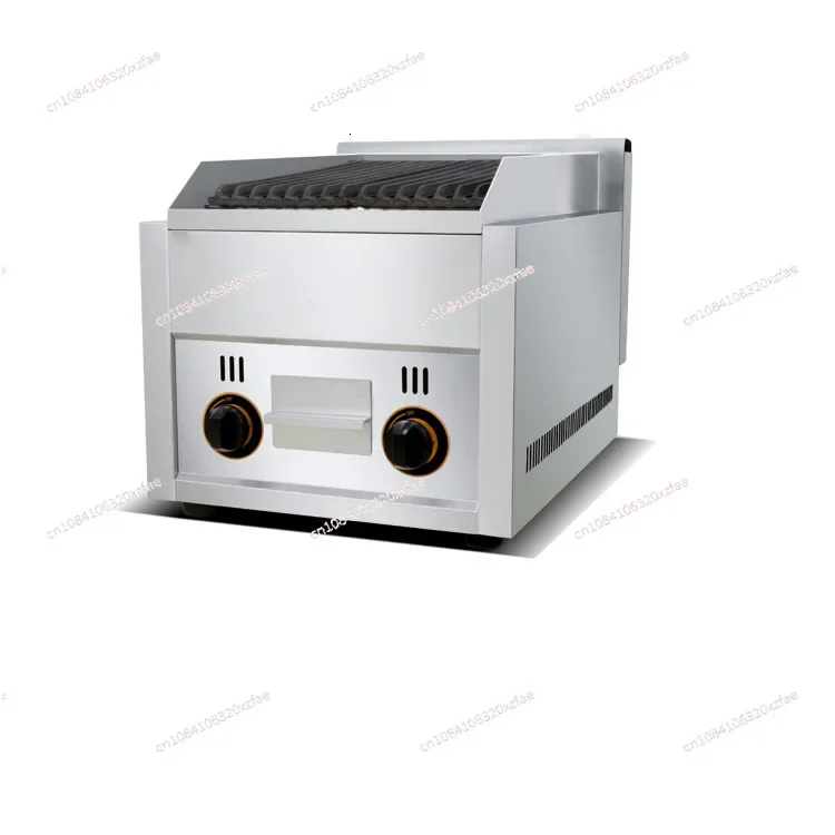 Commercial Volcanic Stone Grill Gas Kebab Machine Grill Beef Chops Oyster Machine Desktop LPG Grill