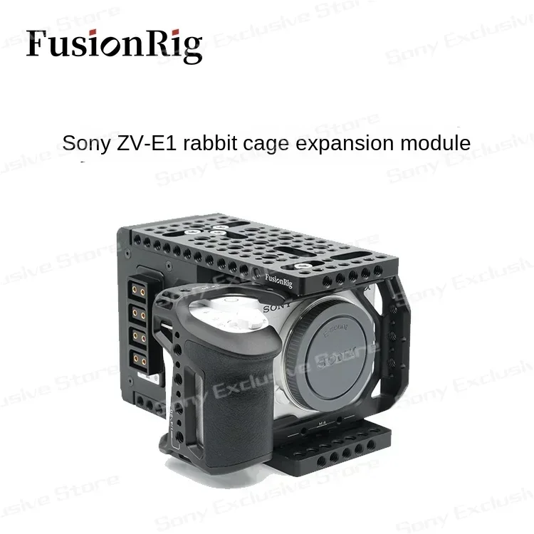 FusionRig Sony ZV-E1 cage expansion module cineback live broadcast