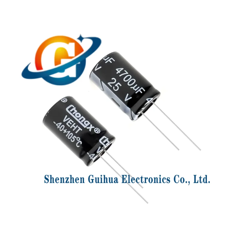 10 pieces genuine original high-quality radial electrolytic capacitors 4700UF 25V dimensions 16X25MM