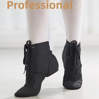High Top Desinger Ballet Dance Split Heels Sole Shoe Black Red White Men Women Boys Girls Canvas Jazz Shoes