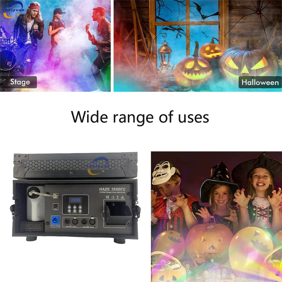 Neue 1500 W Nebel Maschine Bühne Effekt Geeignet Für DJ Disco Party Hochzeit Konzert Bar Weihnachten DMX Fernbedienung Rauch maschine