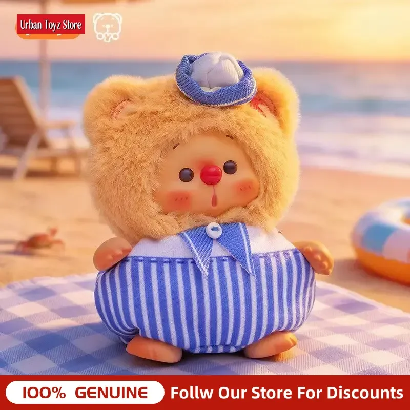 Genuine Jotoys Oyo Bear Portable Treasure Bag Series Blind Box, Soft Stuffed Doll Keychain Pendant Bag Decor Collectible Gift