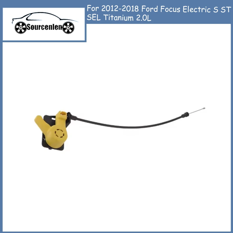 Brand New Hood Lock Latches Control Cable for 2012-2018 Ford Focus Electric S ST SEL Titanium 2.0L BM5116A770AC CV6Z16A770A