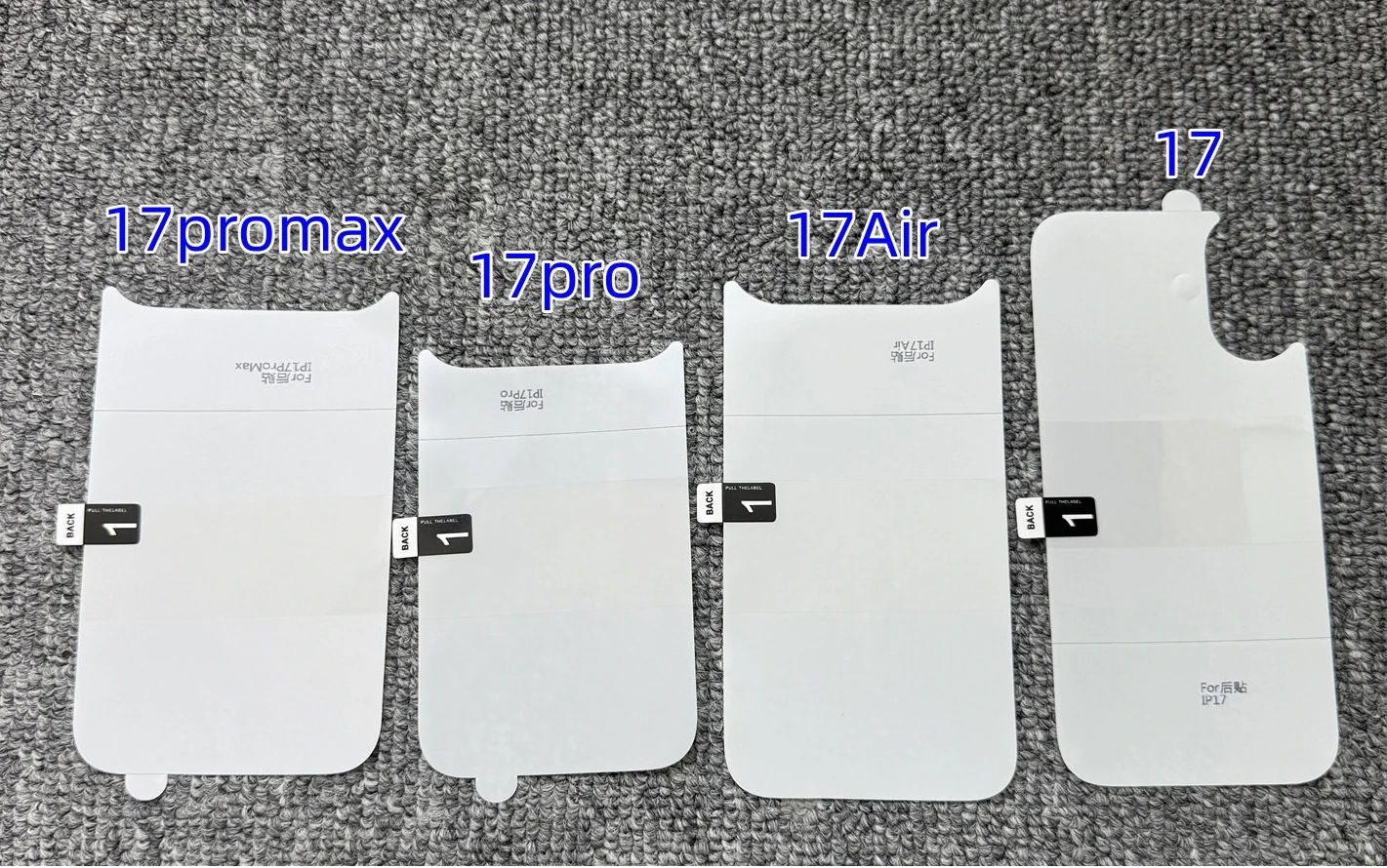 3 Stück weiche, mattierte Hydrogel-Schutzfolie für iPhone 18 Air 17 16 15 14 Plus 13 12 mini 11 Pro X XS MAX XR SE Displayschutz – Detail 24