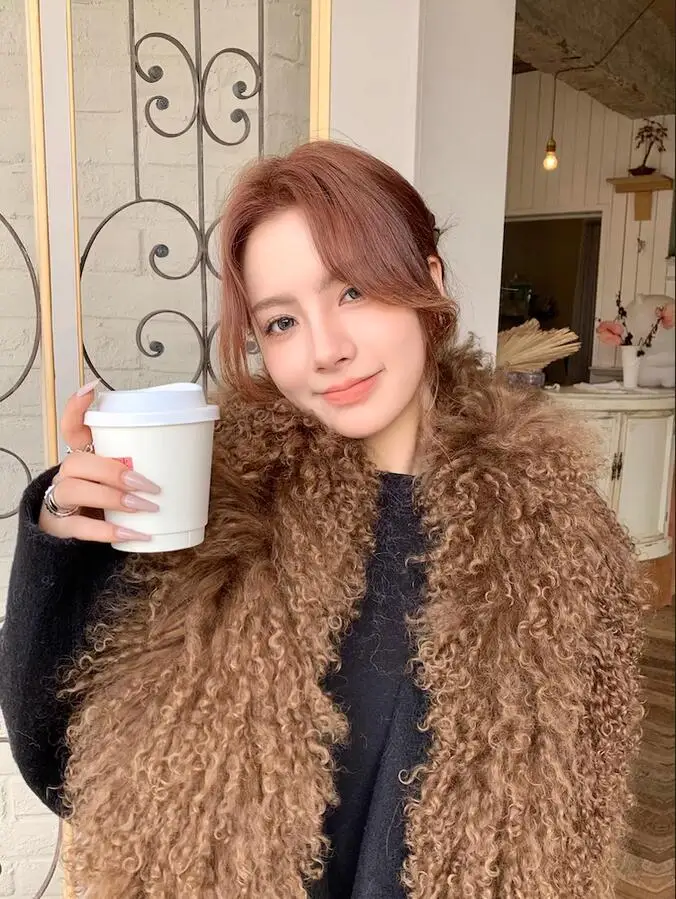 Natural Long Mongolian Lamb Fur Scarves Women Winter Thick Warm Real Wool Shawl Fur Muffler Scarf