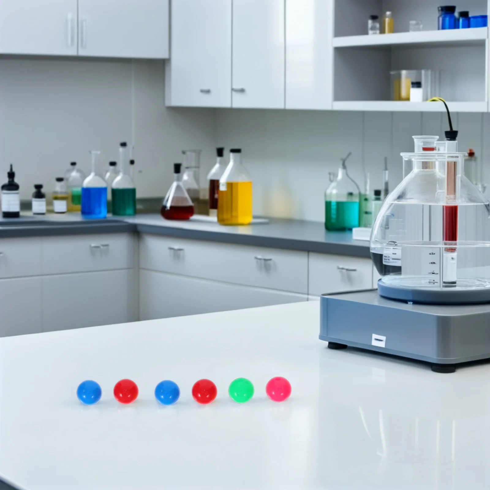 100 Uds bolas de pista de enseñanza 2Cm Mini bolas de plástico coloridas para contar juegos de clasificación experimentos de tallo educativo ligero