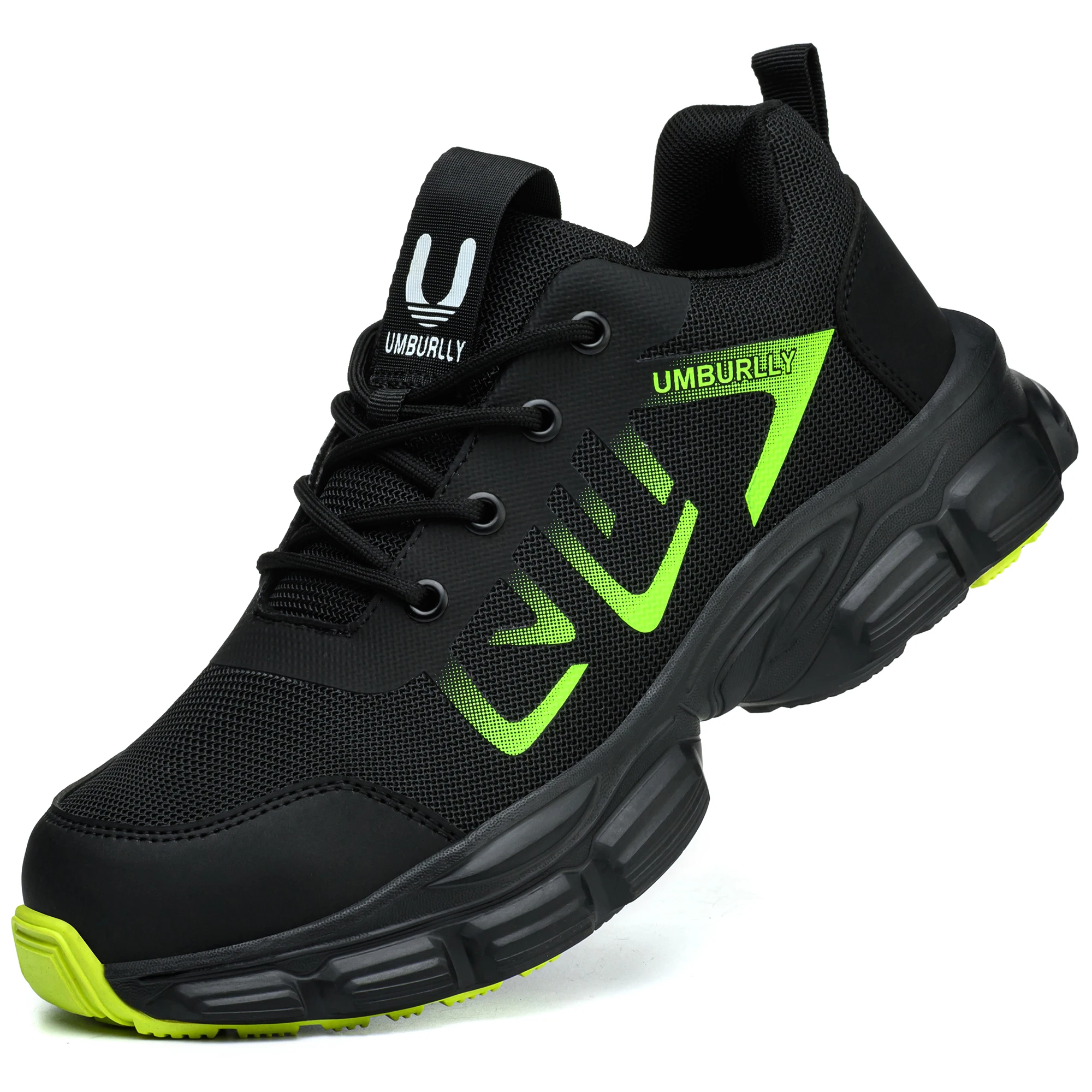 Lightweight Breathable Sports Safety Shoes for Outdoor Work Protective Footwear Comfortable Slip-On Design