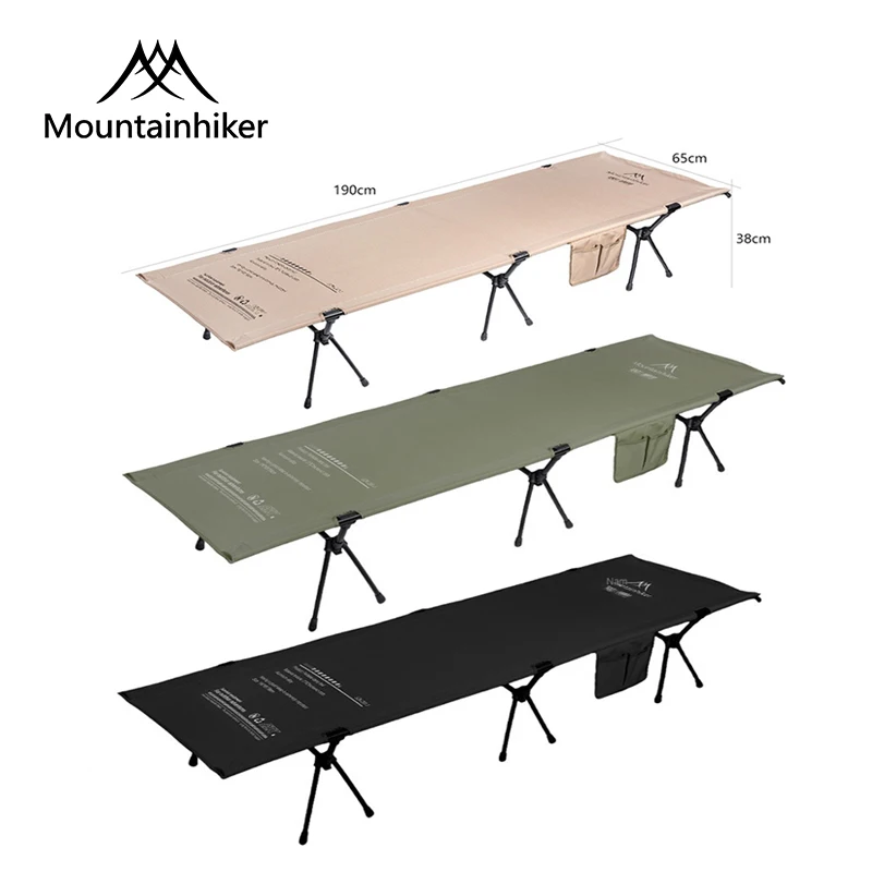 

MOUNTAINHIKER Adjustable Folding Camp Bed Portable Field Bed Lightweight Tourist Bed야전침대
