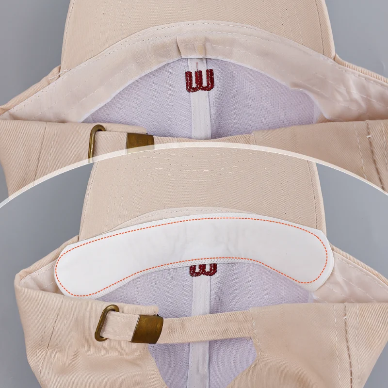 Disposable Adjustable Cap Neck Sticker Brim Stickers Pads Self-adhesive Sweat Absorption Breathable Suitable for All Hats