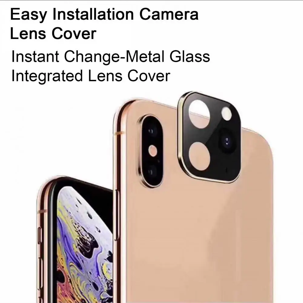 Cubierta de lente resistente a los arañazos, Protector de película de lente de cobertura completa para Iphone X/xs, alta dureza, resistente a los arañazos, Simple