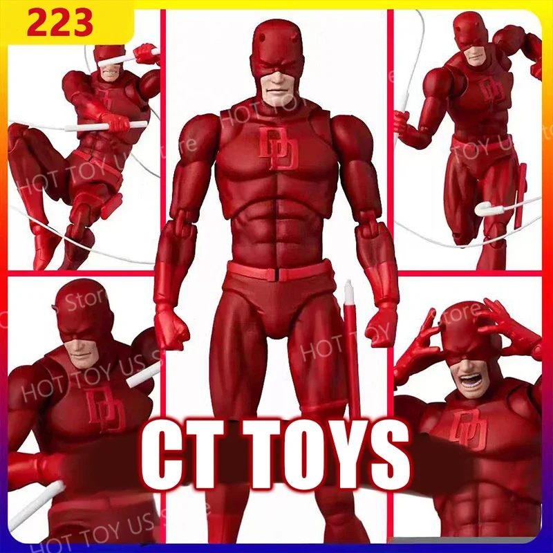 

Аутентичные игрушки Ct Daredevil Mafex 223, фигурка с высокой деталью, комикс, версия, экшн-модель, идеальный подарок для любителей аниме