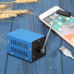 Outdoor 20W Multi-function Portable Manual Crank Generator USB Charging Hand Crank Generator Emergency Survival Power Supply