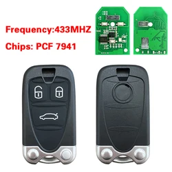 CN092005 Aftermarket Smart Key Remote for Alfa Romeo 159 Brera Spider 71740257 434MHz PCF7941 HITAG ID46 Promixity Smart Card